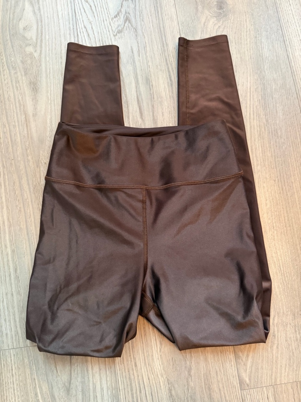 NOLI Liquid Leggings in Cafe Brown - Size Small